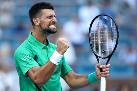 Novak Djokovic becomes the oldest man to reach a Masters 1000 semifinal after taking down Sebastian Korda, 6-3, 7-6 (7/4), Thursday in the Miami Open.