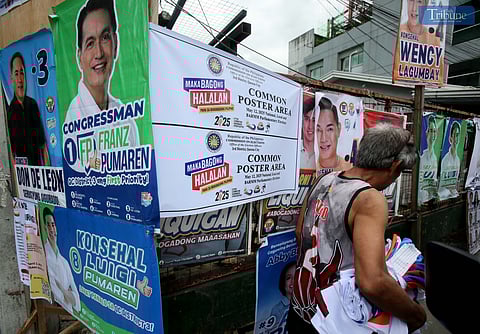 On Saturday, 29 March 2025, a candidate supporter posted a campaign tarpaulin at the designated common poster area in various barangays in Quezon City. Comelec Chairperson George Garcia reminded campaign teams to be respectful in conducting their campaign activities, particularly in placing posters and tarpaulins properly.