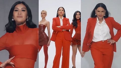 Melanie and Winwyn Marquez, featured on Michelle Marquez Dee's new MV for 'Reyna'