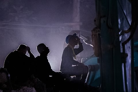 Rescue teams operate at the site where an under-construction building collapsed in Bangkok on 28 March 2025, after an earthquake struck central Myanmar and Thailand. Rescuers dug through the rubble of collapsed buildings on 29 March in a desperate search for survivors after a huge earthquake hit Myanmar and Thailand, killing more than 150 people.