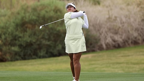 American Lilia Vu fired a 64 to grab the lead after the second round of the LPGA Ford Championship