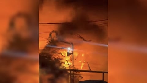 Sta. Ana blaze injures 2