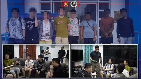 5 Chinese nationals rescued, arrested