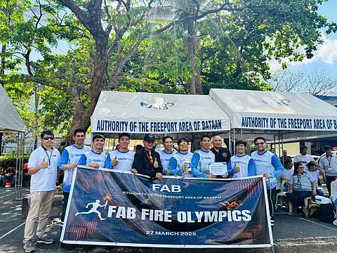 AboitizPower subsidiary wins 2025 Bataan Freeport Fire Olympics"