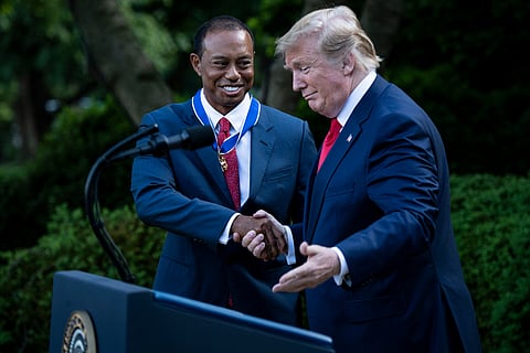 United States President Donald Trump gives golf superstar Tiger Woods the green light to date his former daughter-in-law, Vanessa Trump.