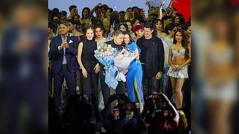 Ben Chan with all celebrities and models.