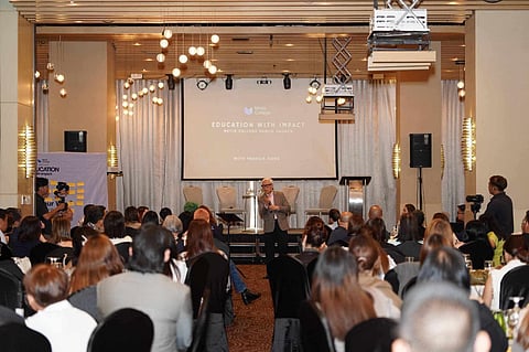 Notable motivational speaker Francis Kong served as the keynote speaker at the opening of Metis College in Taguig City on 29 March.