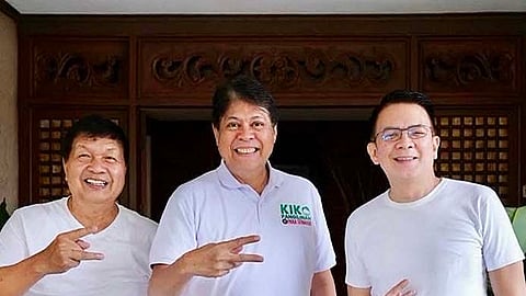 Senatorial candidate Kiko received an endorsement from Senate President Chiz Escudero this week
