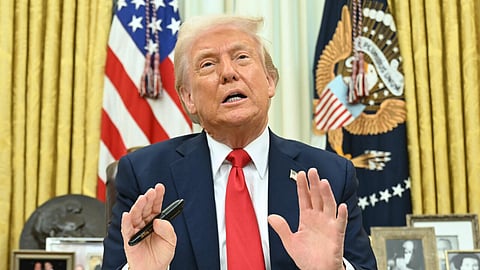 US President Donald Trump will announce the tariffs in the Rose Garden of the White House on Wednesday.