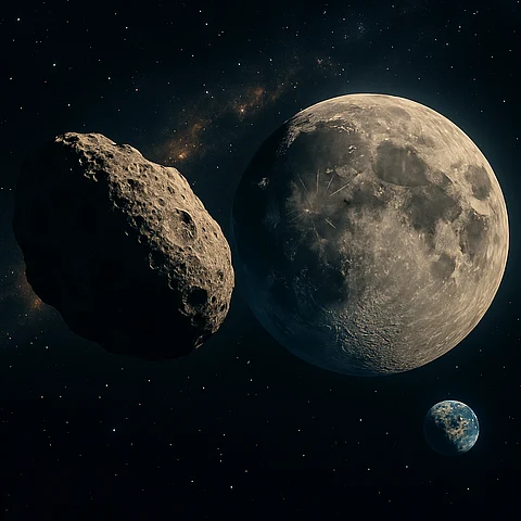 AFTER threatening Earth, Y24 may just smash into the Moon, NASA says.