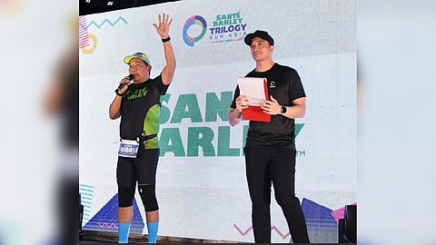 Santé International chief executive officer Joey Marcelo (left).