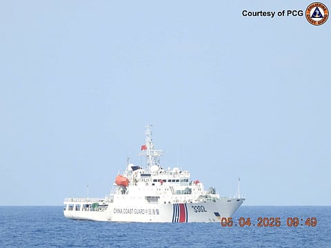 BREAKING: PCG challenges Chinese ship off Zambales coast
