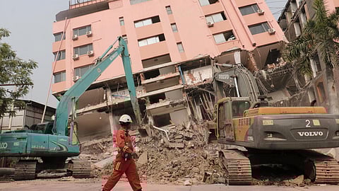 The 7.7-magnitude quake struck Myanmar on March 28, razing buildings, cutting off power and destroying bridges and roads across the country