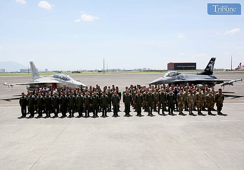 (April 07 2025) PAF Commanding General LTGen Arthur Cordura and Air National Guard Mobilization Assistant to COMPACAF MGen Christopher Sheppard PACAF led the opening ceremony of Cope Thunder Philippines 2025-1, and conduct flight exercises, held at Clark Air Base, Mabalacat City, Pampanga on Monday April 7 2025. the PAF is deploying 729 personnel and various types of aircraft including FA-50PH, A-29B Super Tucano, S-76A and S70i Blackhawk helicopters. PACAF sent a total of 250 personnel and 12 F-16 fighter jets. The exercise will highlight field training exercises on aircraft maneuvers and tactics. Cope Thunder is a bilateral exercise between the Philippines and the United States, featuring combined air and ground exercises involving the Philippine Air Force (PAF) and the US Pacific Air Forces (PACAF). This year's iteration aims to Develop Asymmetric Warfare Capabilities for Force Projection and Area Denial; Enhance Conventional Capabilities to Ensure Superiority in Air Operations; Enhance Cooperation with International and Security Partners to Improve Operational Coordination, Readiness, Effectiveness, and Strategic Deterrence; and Enhance Sustainment Systems to Increase Operational Readiness and Mission Effectiveness. Photo/Analy Labor