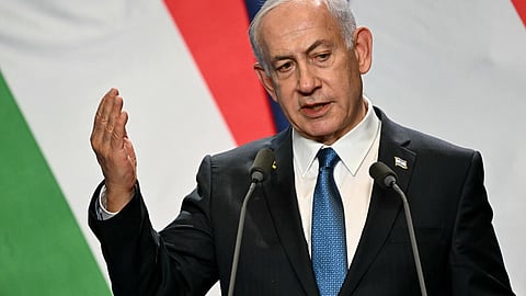 Israeli Prime Minister Benjamin Netanyahu comes to Washington direct from a visit to Hungary