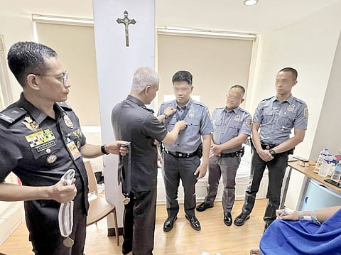 Four personnel from the Bureau of Jail Management and Penology were recognized by officials for their heroism in spite of danger following the ambush on their vehicle while they were transporting a Chinese criminal last Monday.