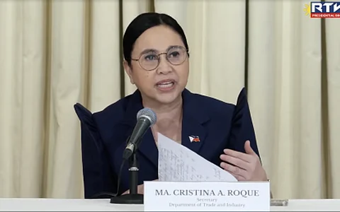Trade and Industry Secretary Ma. Cristina A. Roque
