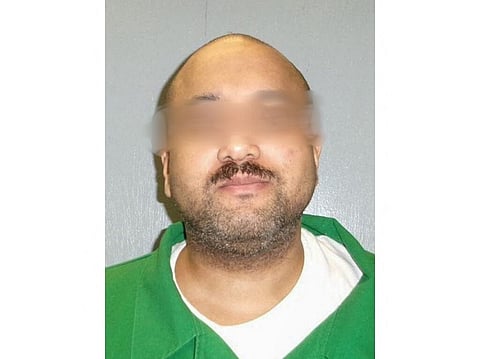 In this handout photograph taken and released by South Carolina Department of Corrections on April 10, 2025 shows Mikal Mahdi, 42, to be executed by firing squad for the 2004 murder of an off-duty police officer. A 42-year-old man convicted of the 2004 murder of an off-duty police officer is to be put to death by firing squad in South Carolina on Friday, the second such execution in the US state this year. Myers, a 56-year-old police captain, was shot nine times after he found Mahdi hiding in a shed on his property. His body was then set on fire.