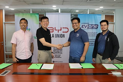 Pioneer Insurance, BYD La Union partner on electric vehicle insurance