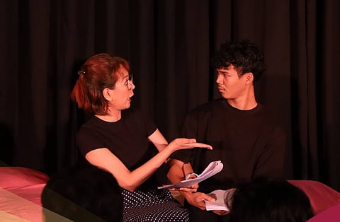 Stage reading during the VLF 19 WFP.
