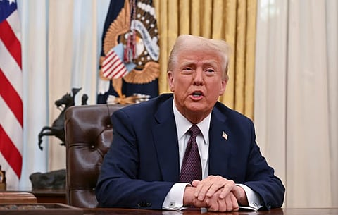 (FILE PHOTO) US President Donald Trump