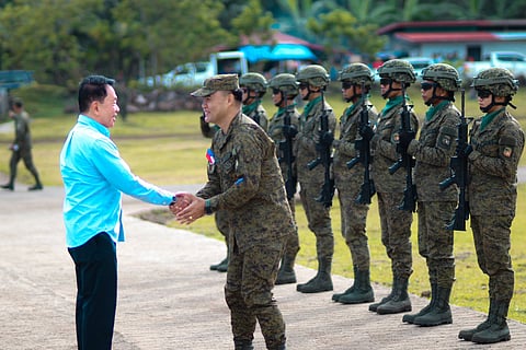 Sulu recognizes soldiers’ efforts