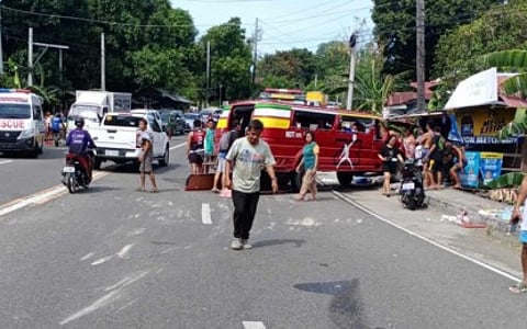 9 injured as jeepney crashed