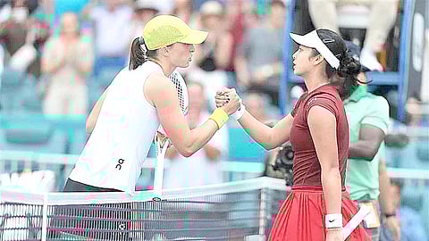 ALEX Eala (right) and Iga Swiatek are on collision course in the Mutua Madrid Open that starts on Tuesday.