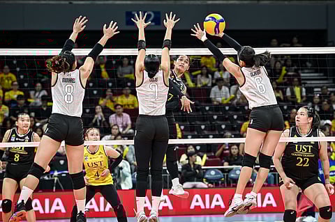 UST will lean on the attacking prowess of power-hitter Angge Poyos to seal its entry into the Final Four of the UAAP Season 87 women’s volleyball tournament.