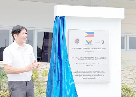 PRESIDENT Ferdinand 'Bongbong' Marcos Jr. led the inauguration of the Port Operations Building in Balingoan, Misamis Oriental on Tuesday.