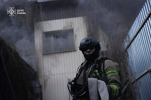 Ukraine authorities report missile attack on Kyiv