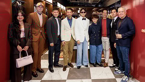 The palette of neutral tones also allows for more versatility, as it can work with jeans for casual Fridays or as a matching set for an afternoon with the boys.