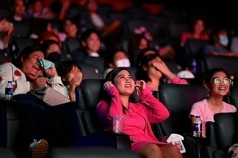 MOVIEGOERS enjoy the ‘Barbie’ film at SM North Edsa in Quezon City. The Philippine cinema industry has undergone significant safety reforms since the 1985 Tabaco theater fire tragedy, with stricter fire regulations now in place to ensure moviegoers’ safety.
