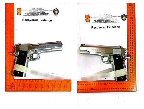 The recovered calibre-45 from 'Benjie'