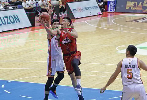 TROY Malilin and Blackwater run wild, posting a 120-98 victory over NorthPort in the PBA Philippine Cup last night at the Smart Araneta Coliseum.