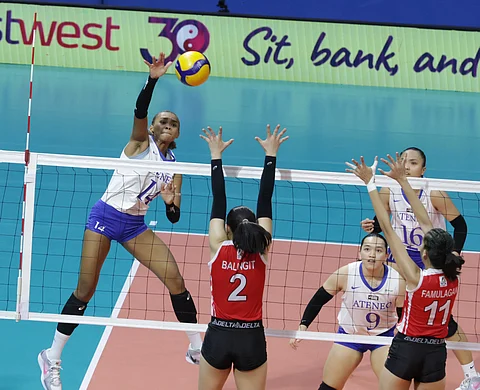 AC Miner sparks Ateneo’s pounding of UE in four sets to wrap its UAAP Season 87 women’s volleyball tournament campaign.