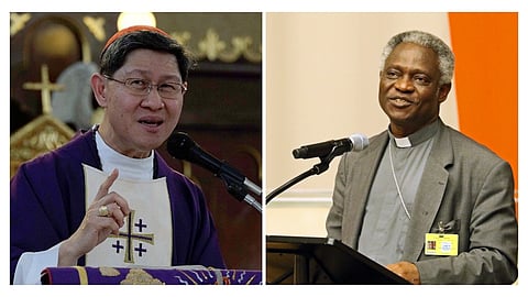 Luis Antonio Tagle and Peter Turkson