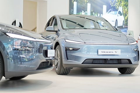 TESLA Philippines delivers the New Model Y to its first customers as part of its Earth Week celebration.