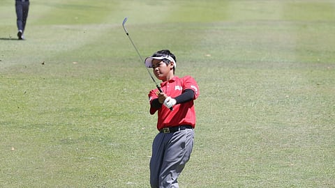 RYUJI Suzuki displays nerves of steel to card a 77 and inch closer to the 11-14 division title of the ICTSI Splendido Taal Junior PGT Championship in Laurel, Batangas.