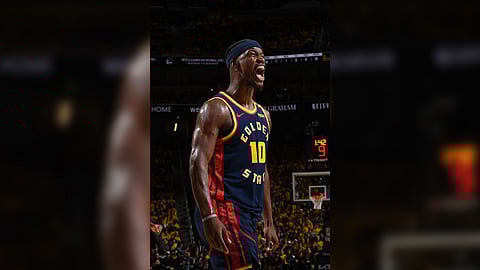 Jimmy Butler makes a dramatic return from injury to lead the Golden State Warriors to a 109-106 win over the Houston Rockets in Game 4 of their NBA Western Conference playoffs series on Monday.