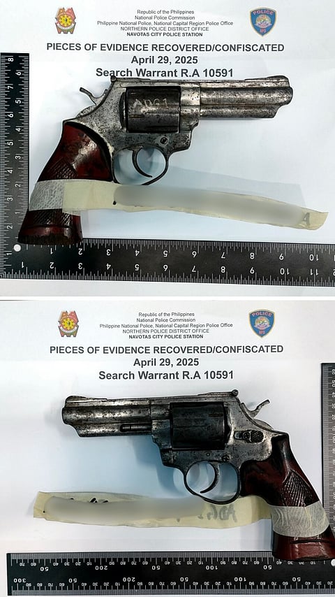 The recovered calibre-38 from "Oceb"