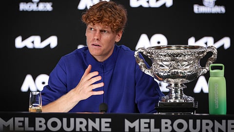 Jannik Sinner has not played since retaining his Australian Open title in January