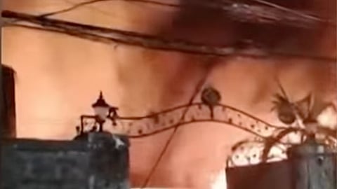 Armed men set establishment ablaze