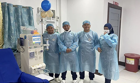 PHOTO shows one of the seven dialysis machines at the Datu Halun Sakilan Memorial Hospital Hemodialysis Center in Bongao, Tawi-Tawi. Three of the machines were donated by Gov. Sali and four from the Ministry of Health.