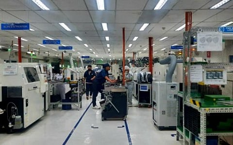 April factories output surge