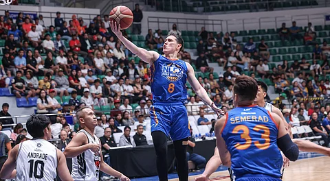 Robert Bolick delivers the goods, lifting NLEX to an 80-72 win over Blackwater in the PBA Philippine Cup last night at the Ynares Center in Montalban.