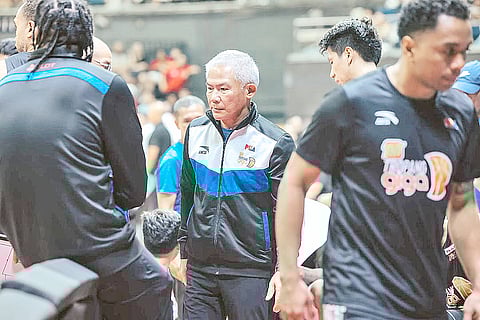 TNT head coach Chot Reyes swears the Tropang Giga are simply not playing true to form in the ongoing PBA Philippine Cup.