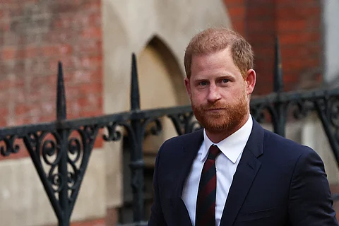 Britain's Prince Harry, Duke of Sussex, departs the Royal Courts of Justice, Britain's High Court, in central London, on 9 April 2025, following the second day of his appeal hearing over the downgrading of his personal security during visits in Britain. Prince Harry's lawyer outlined in court threats made against him, including calls for his murder, as King Charles's youngest son appealed on April 8, 2025 against an "unjustified" decision to restrict his police protection in the UK.