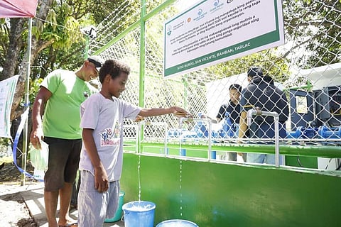 BAMBAN, Tarlac — Clark Development Corporation and its partners inaugurated Friday a deep well facility to enhance access to clean and safe water. They also launched an initiative to create and maintain a community garden in Sitio Burog, San Vicente.