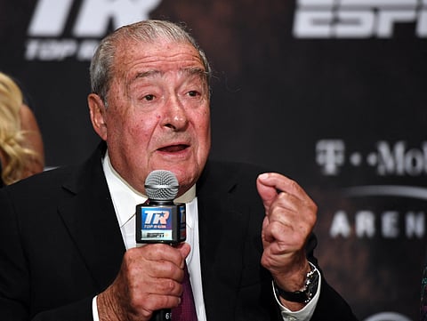Hall of Fame promoter Bob Arum